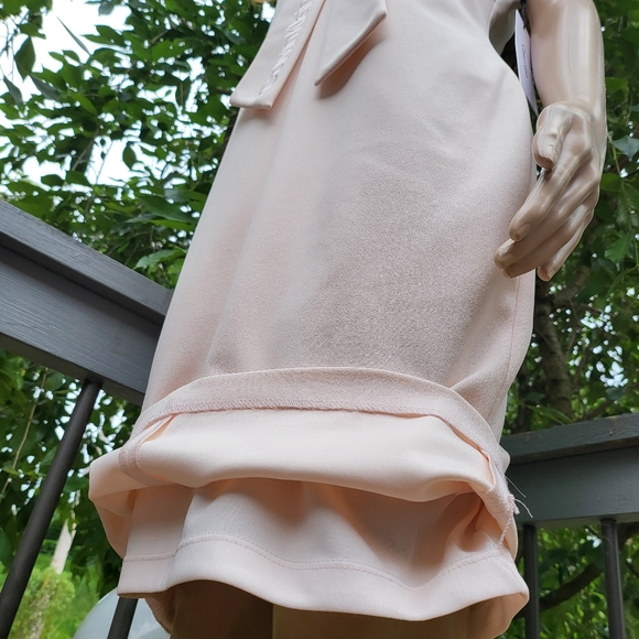 🆕️🌺CALVIN KLEIN🌺 Tie Neck Sheath Dress💃 SIZE:6 - Picture 10 of 15